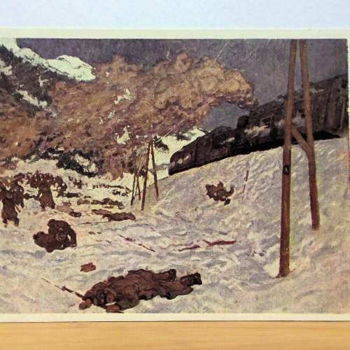 I. WK Österreichisch-Ungarischer Panzerzug KuK Angriff Rotes Kreuz Nr. 234 50372