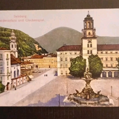 Salzburg Residenzplatz Und Glockenspiel 730082 gr I