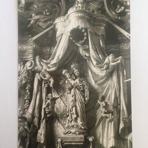 Vorau Stiftskirche Gotische Madonna M. 15. Jh. 30057 RU ShST