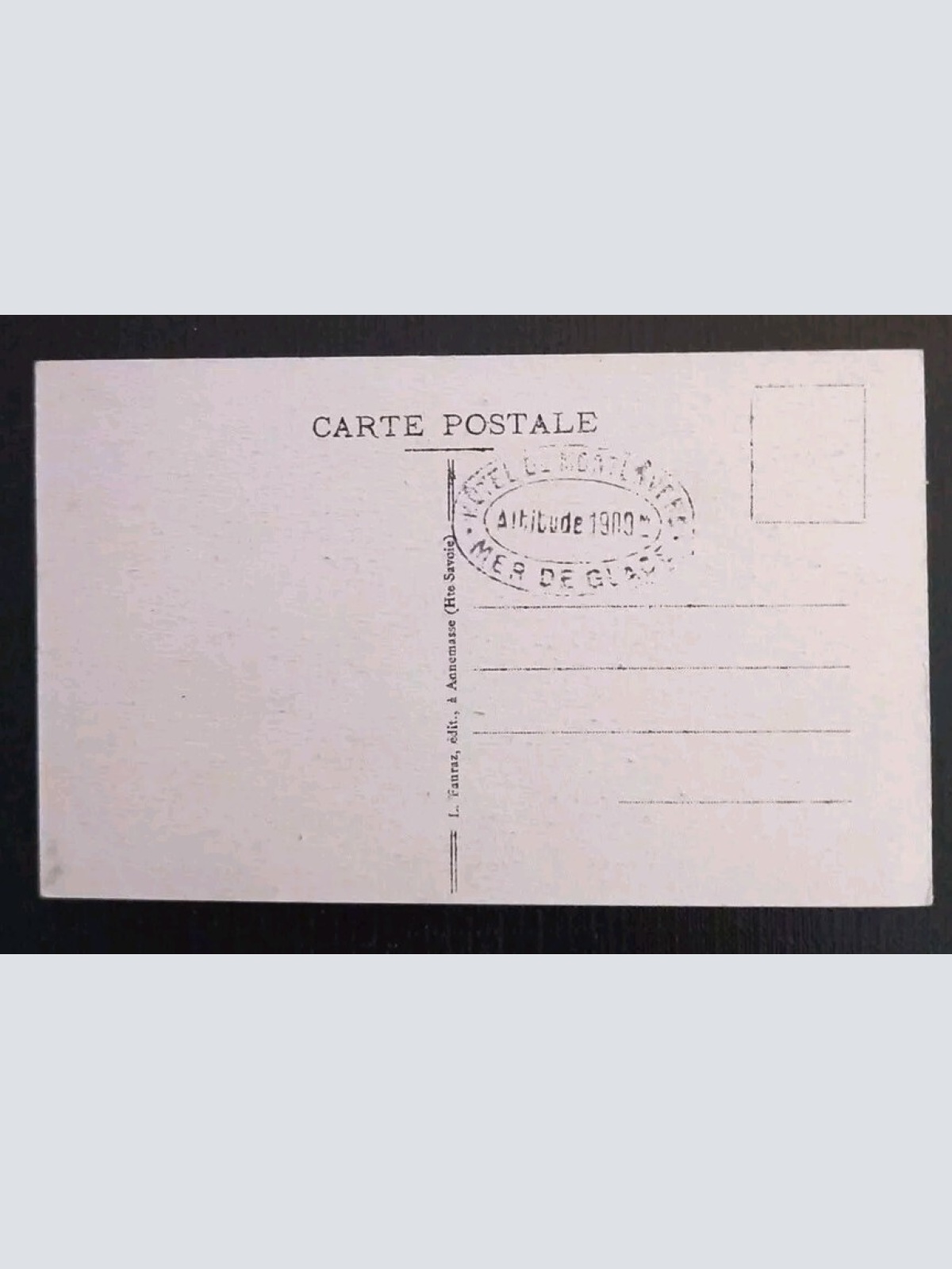 Chamonix Mont Blanc Frankreich 50080 gr I