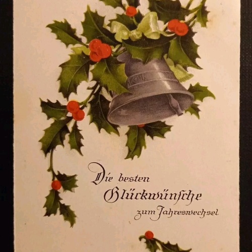 Glückwünsche Zum Jahreswechsel Efeu Mit Glocke 165920 gr I