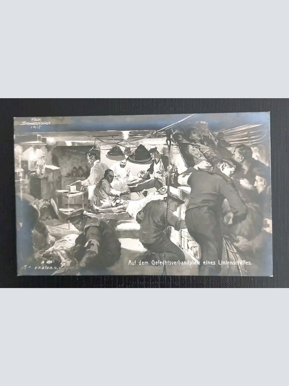 Auf Dem Gefechtsverbandplatz Eines Linienschiffes 26148 gr I