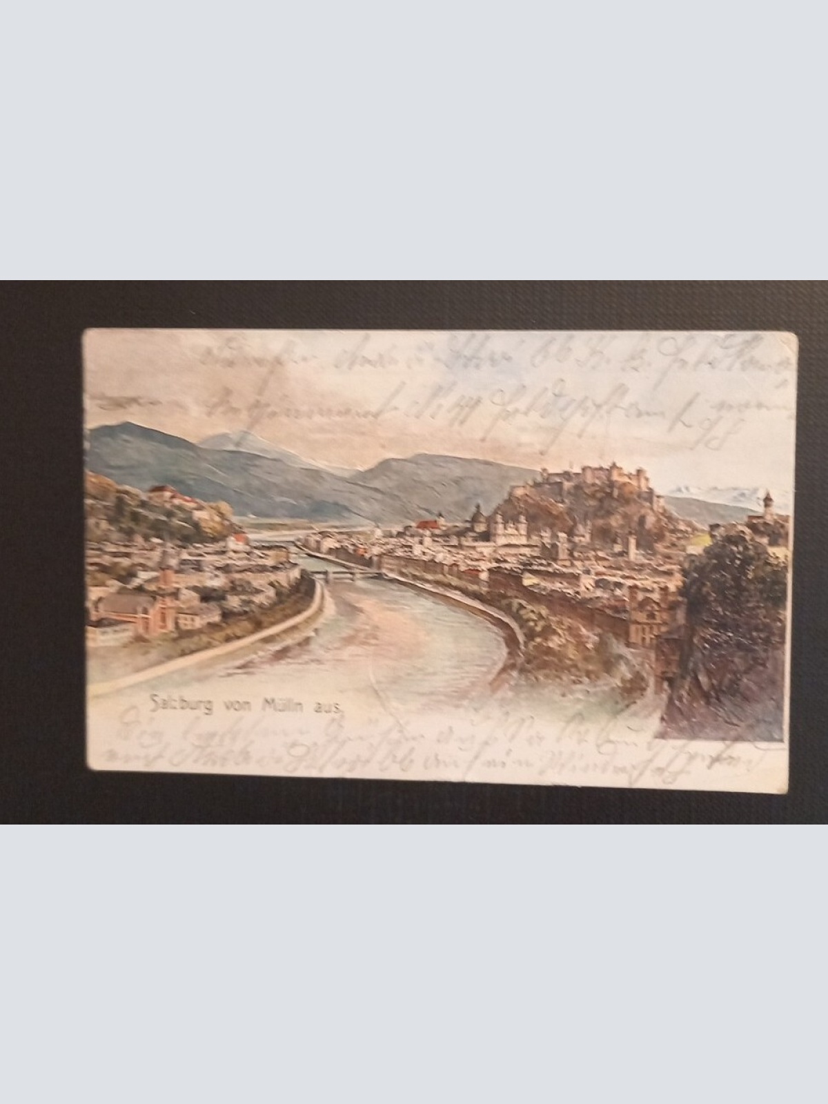 Salzburg Von Mülln Aus Mit Festung 650101 Ga B