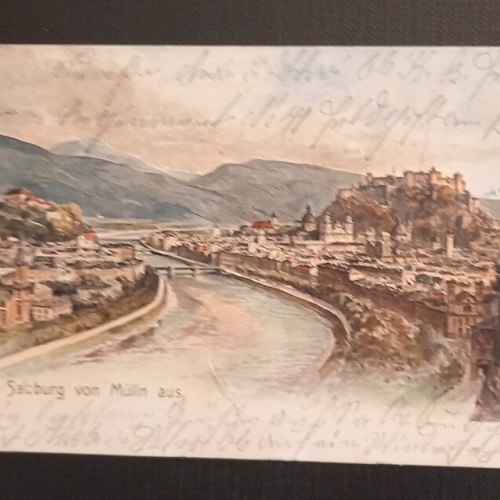Salzburg Von Mülln Aus Mit Festung 650101 Ga B