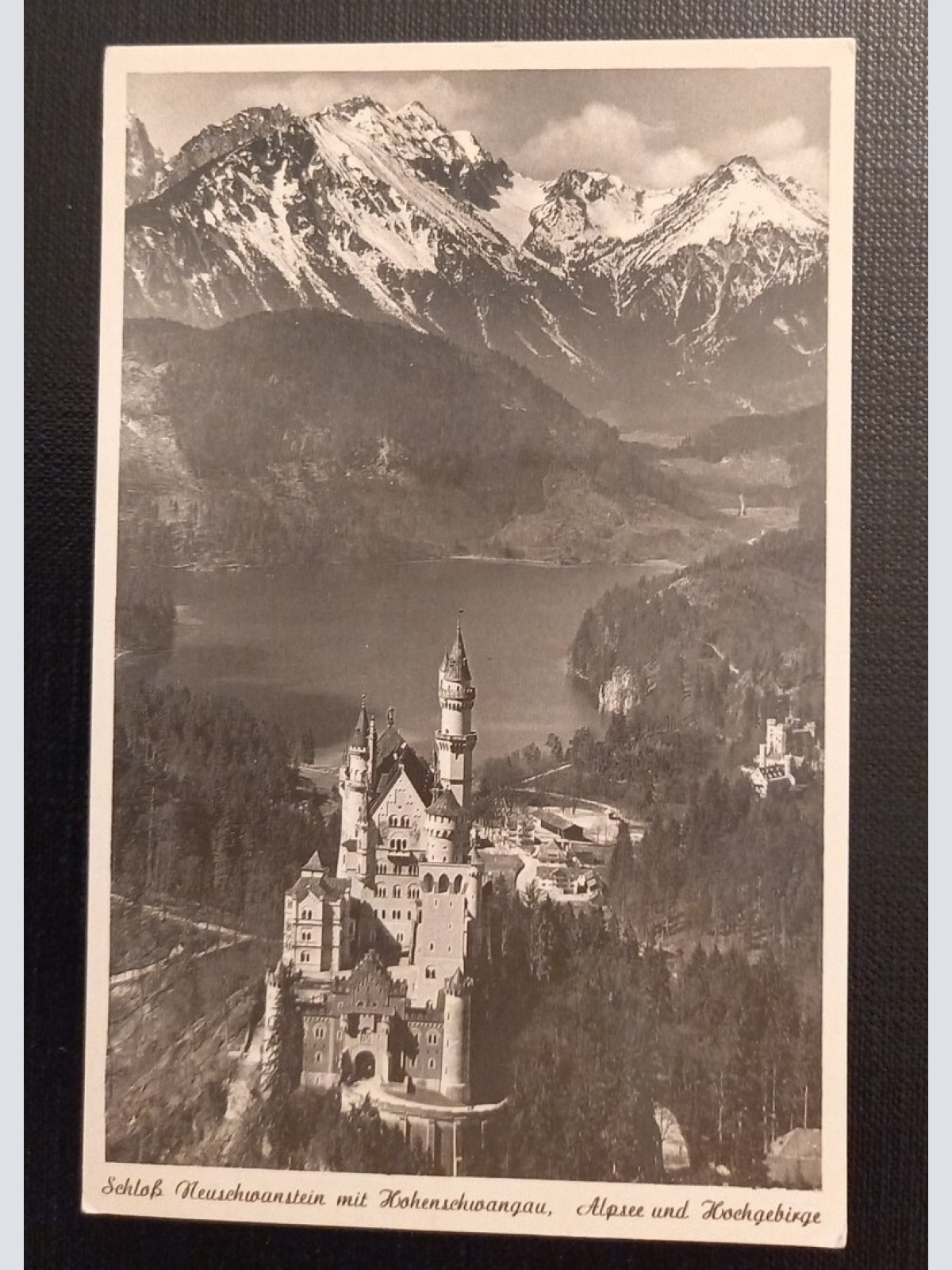 Schloß Neuschwanstein Mit Hohenschwangau Ga B