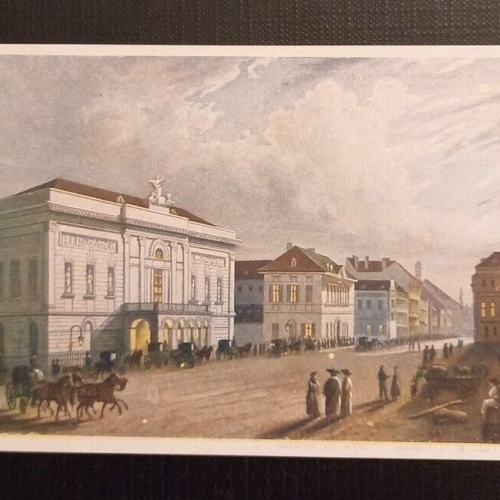 Ansichtskarte Ungarn Budapest National Theater 118064 Ga E