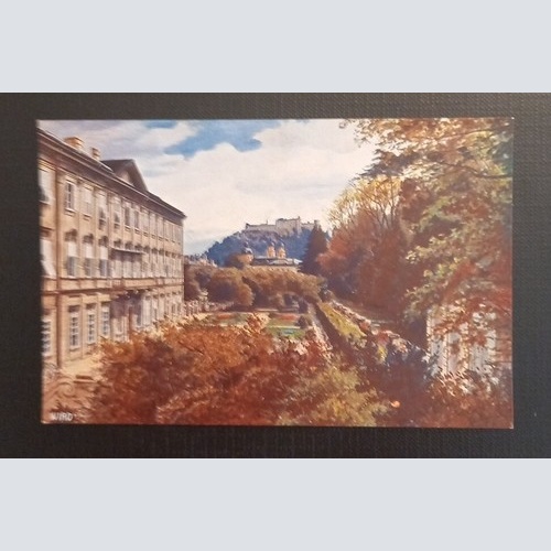 Salzburg Mirabellgarten und Festung 650104 Ga E