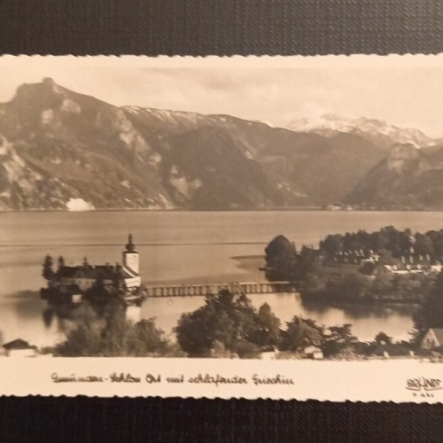 Gmunden Schloss Ort Mit Schlafender Griechin 118015 Ga E