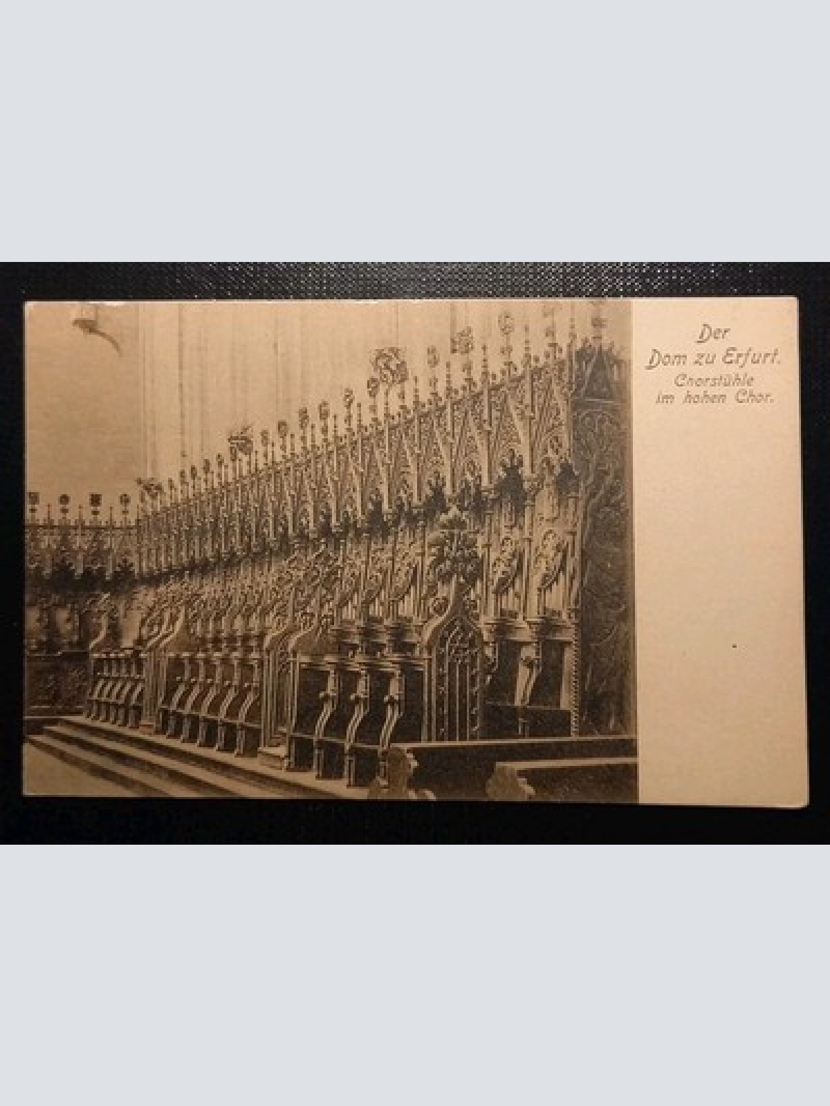 Erfurt Der Dom Chorstühle 40096 Gr