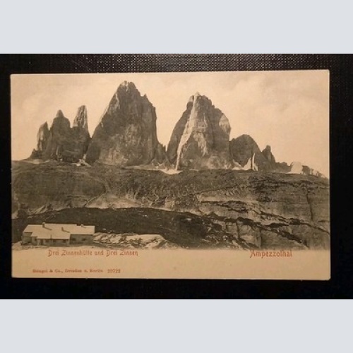 Ampezzothal Drei Zinnen Mit Zinnenhütte Italien 800009 Gr