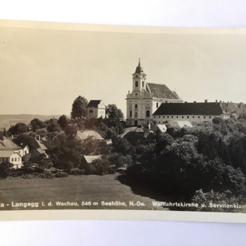 Maria-Langegg in der Wachau - Walfahrtskirche und Servitenkloster ShNö