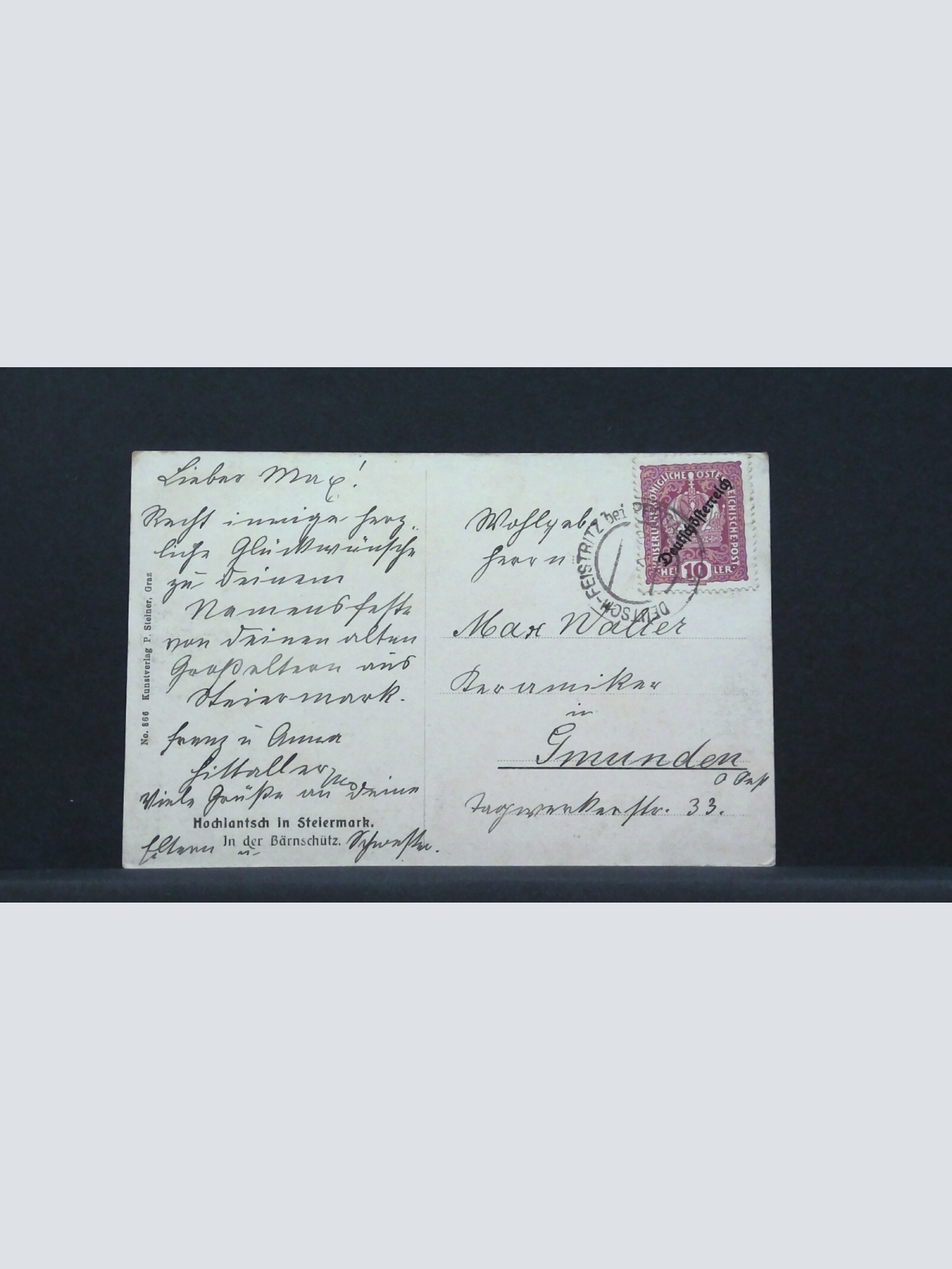 Hochlantsch Steiermark Klamm In der Bärnschütz JW 402973 F