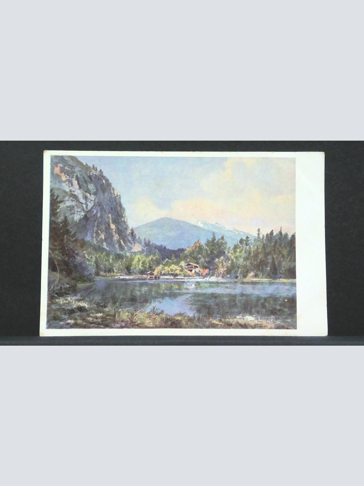 Osttirol Tristachersee bei Lienz Gemälde JW 0214 F