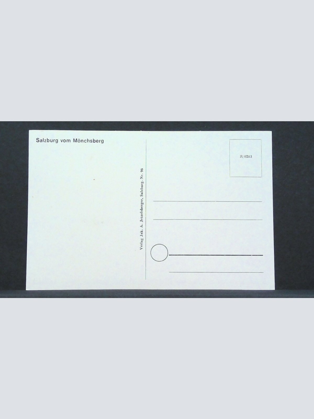 Salzburg vom Mönchsberg gegen Schloss Hohensalzburg Gemälde JW 5002063 F