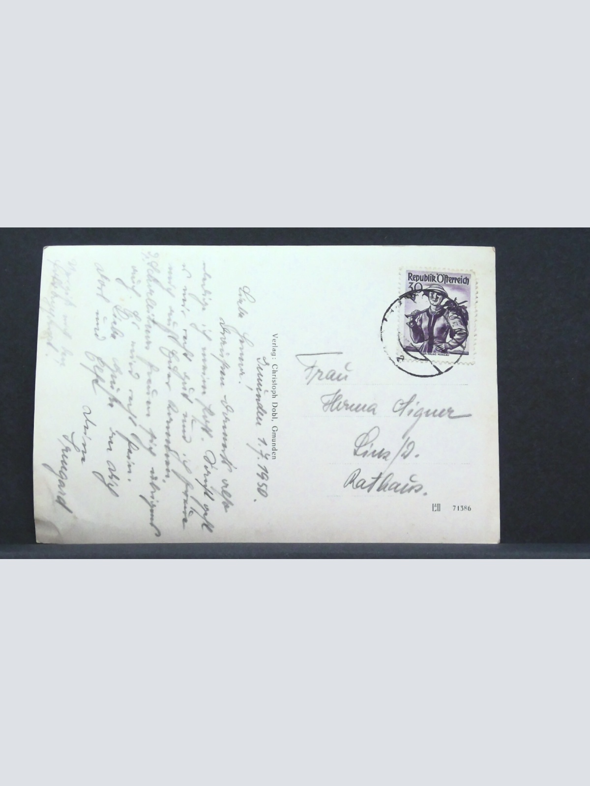 Traunkirchen am Traunsee mit Traunstein JW 500200 F