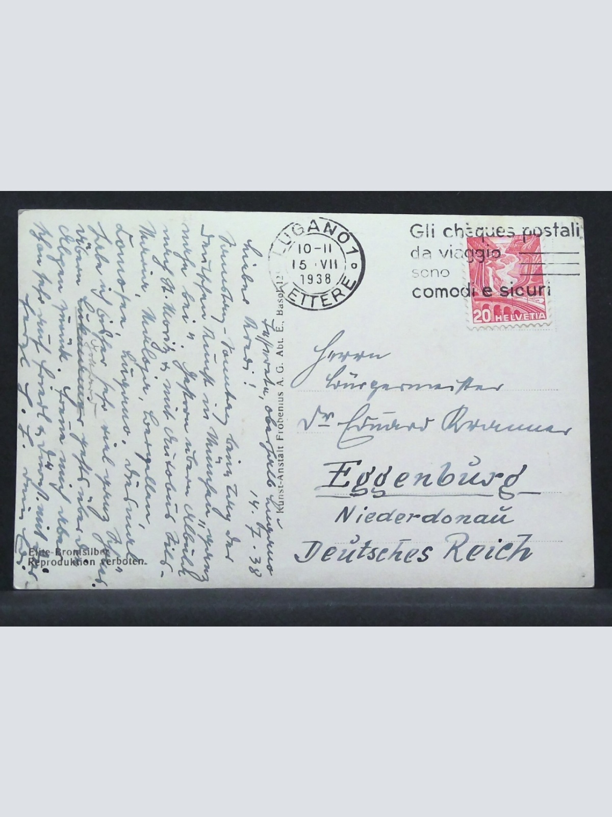 Fischerboot bei Maloja JW 402945 F