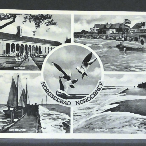 Nordseebad Norderney Segelbühne Kurhaus Weststrand JW 400998 F