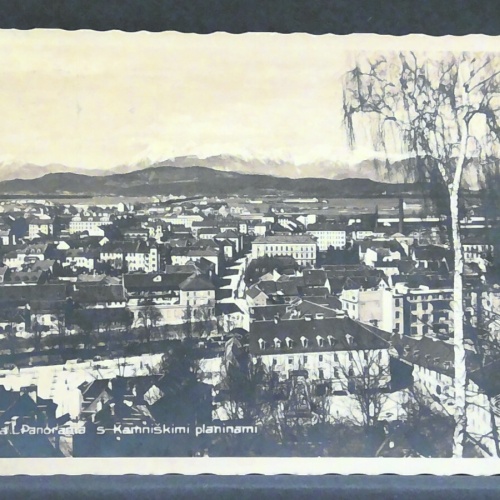Lubljana Panorama Kamniskimi planinami JW 410193 F