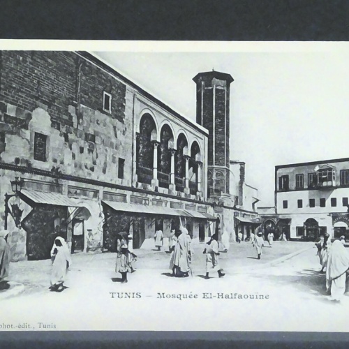 Tunis Tunesien Mosquee el Halfaouine Platz JW 1910 F