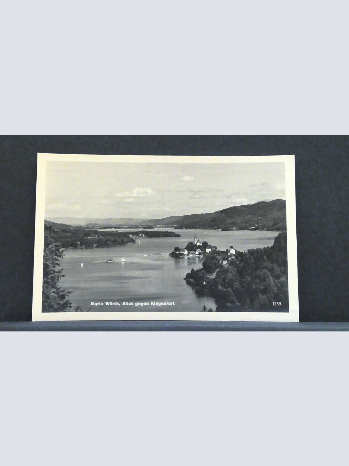 Maria Wörth Wörthersee Blick gegen Klagenfurt JW 402387 F
