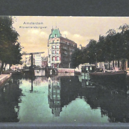 Amsterdam Kloveniersburgwal Schiffe JW 410209 F