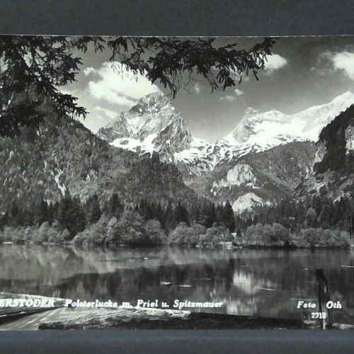 Hinterstoder Polsterlucke mit Priel und Spitzmauer JW 410196 F