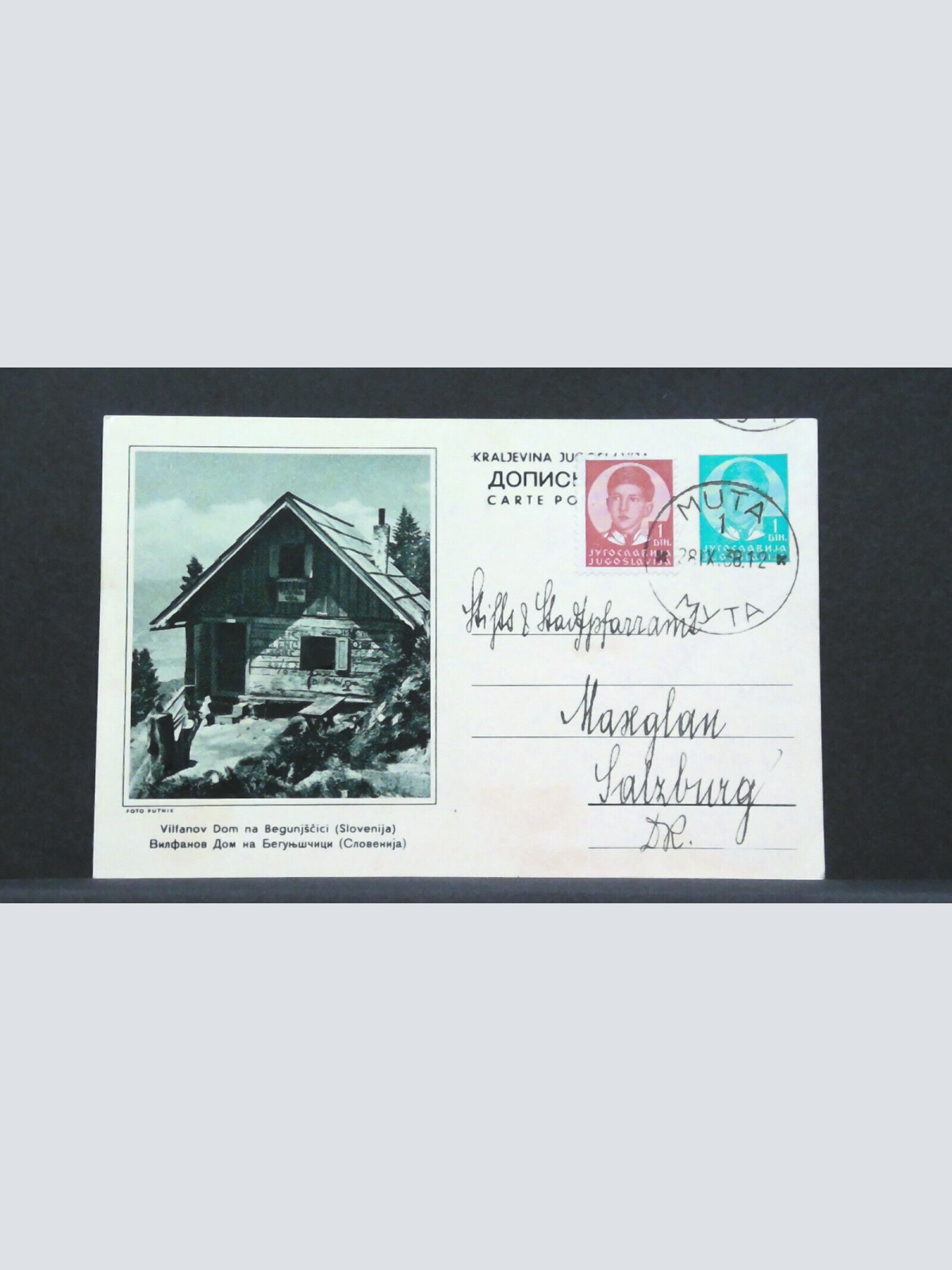 Vilfanov Dom na Begunjscici Slovenija JW 410219 F