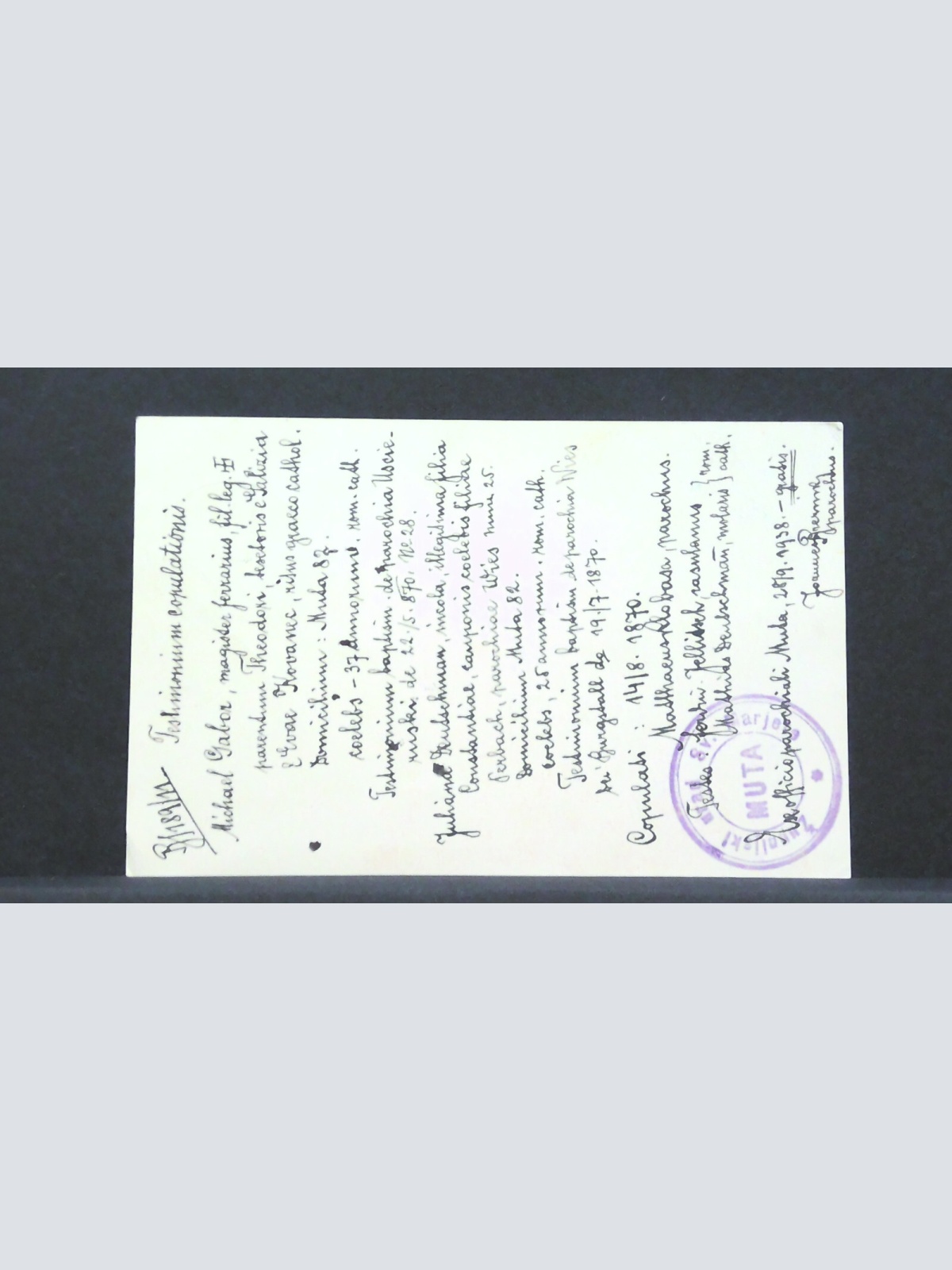 Vilfanov Dom na Begunjscici Slovenija JW 410219 F