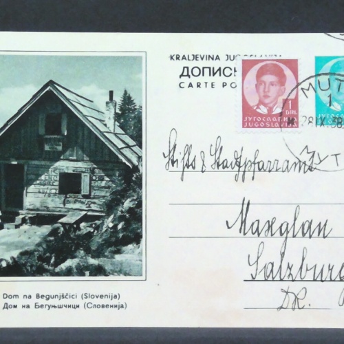 Vilfanov Dom na Begunjscici Slovenija JW 410219 F