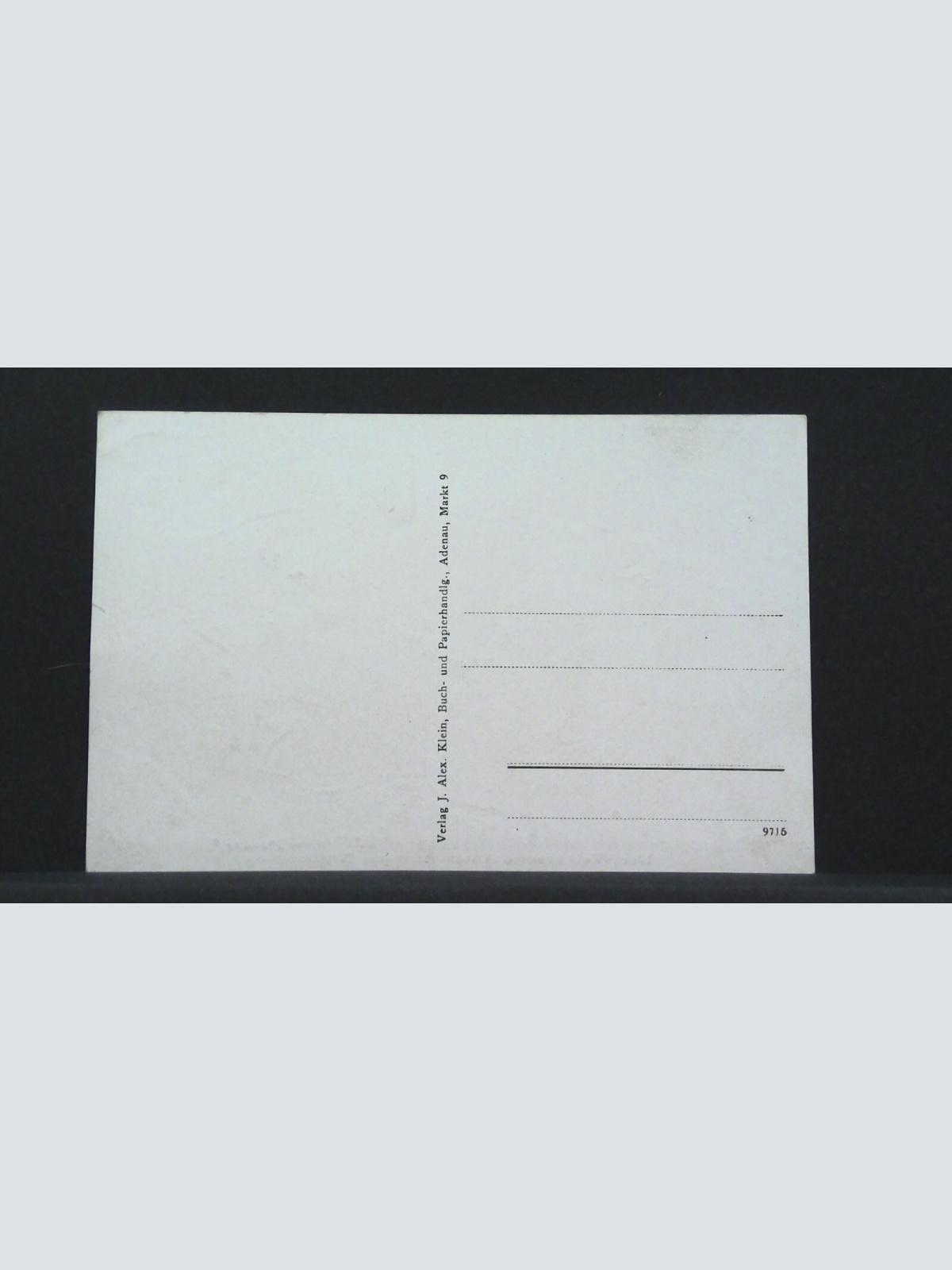 Welt grösste Autorennstrasse Nürburgring JW 410215 F