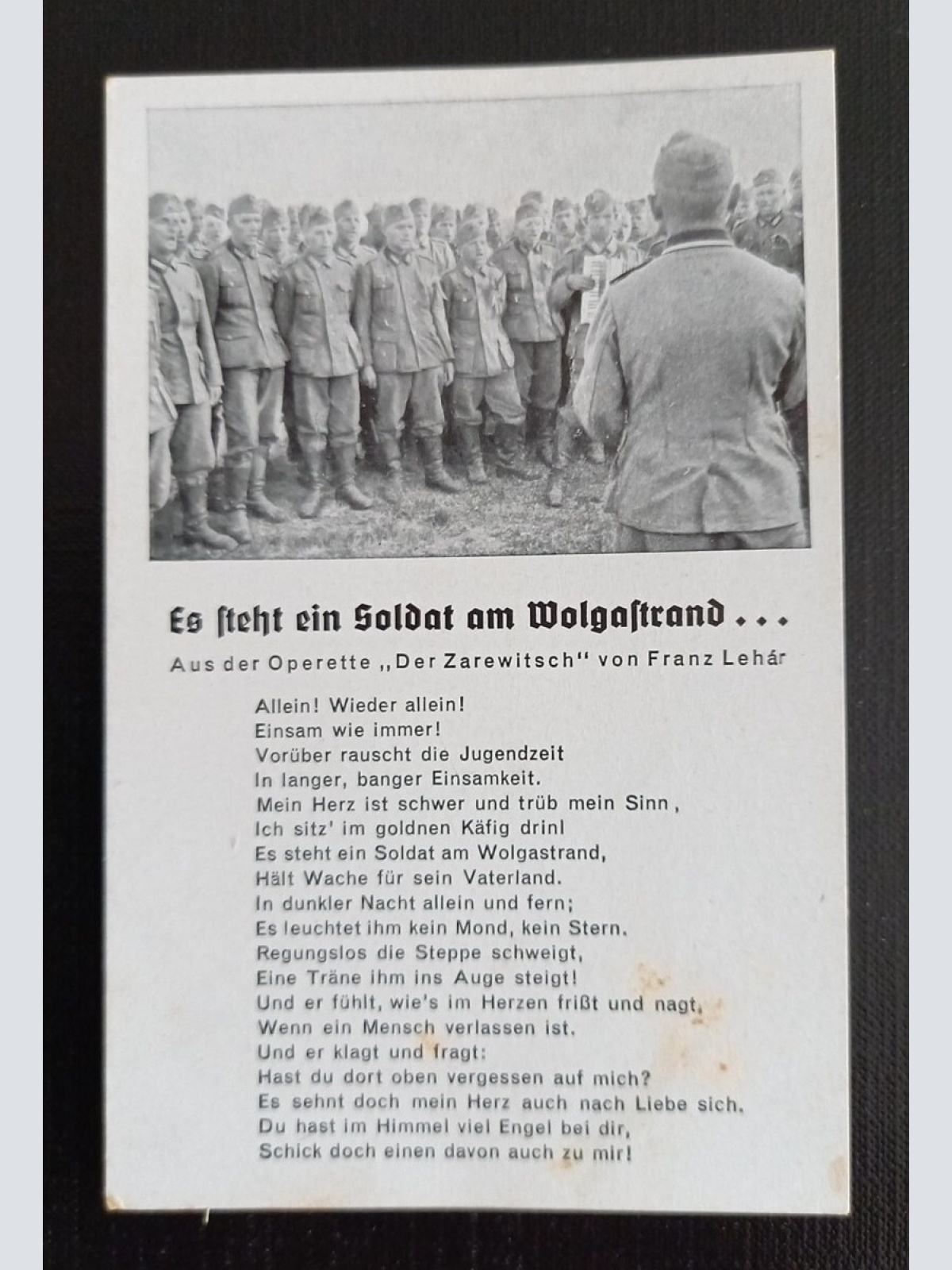 WK II Wehrmacht Soldaten Es Steht Ein Soldat Am Wolgastrand 165528 H