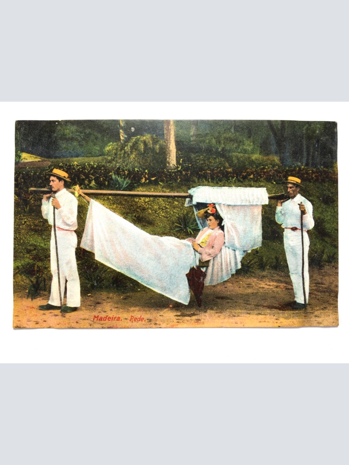 Madeira - Rede. - Träger mit Sänfte 40259 TH