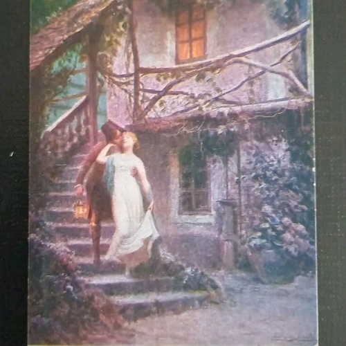 Künstlerkarte Auf Wiedersehen 600636A Gr