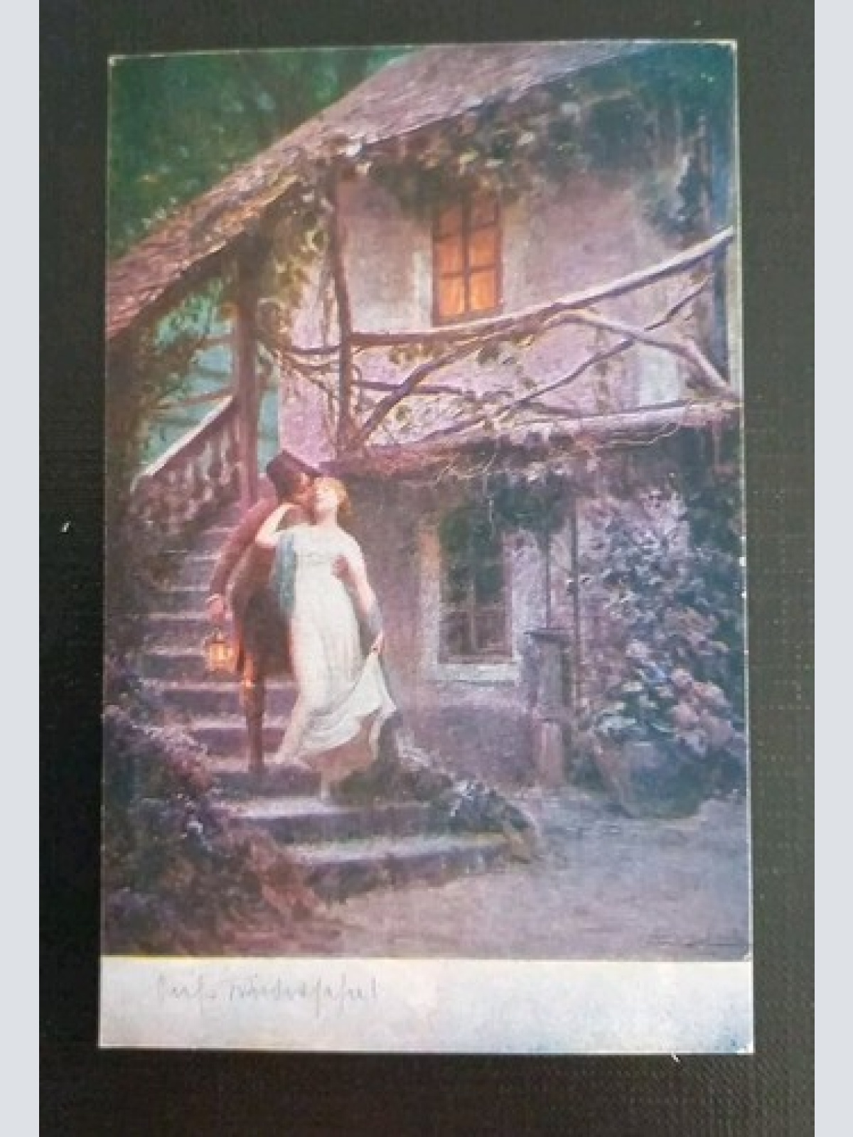 Künstlerkarte Auf Wiedersehen 600636A Gr