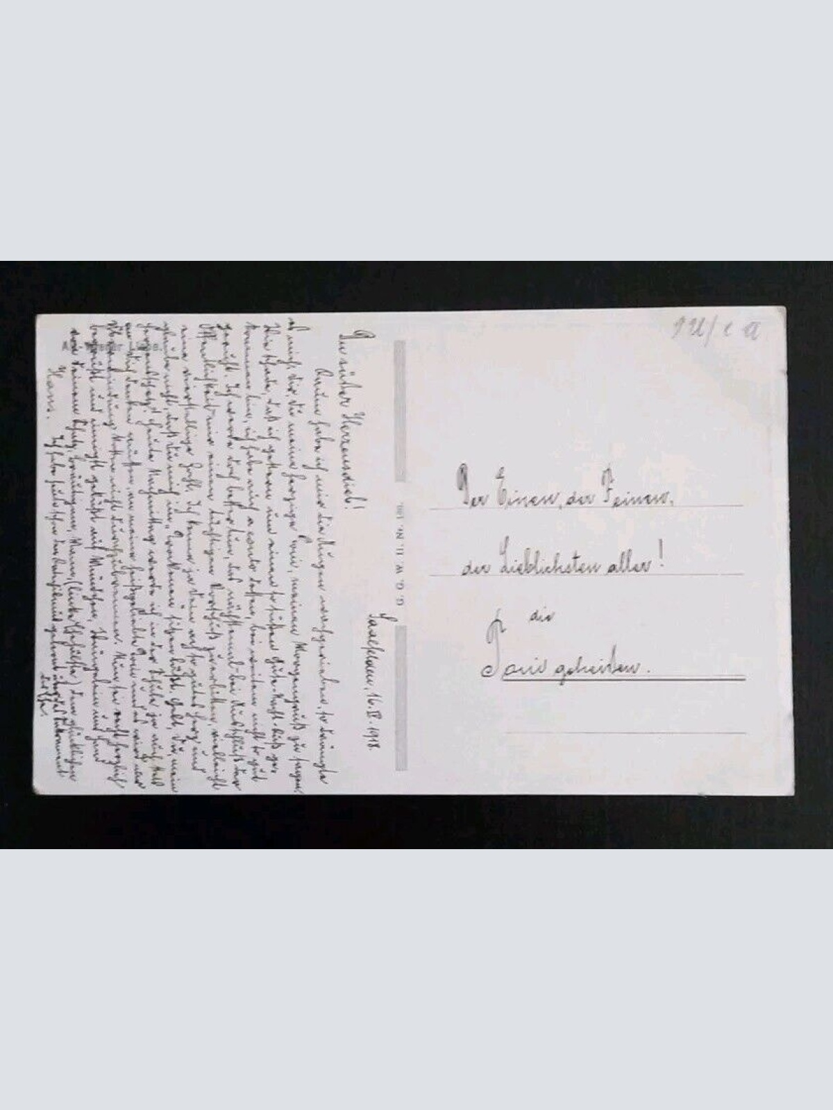 Künstlerkarte Alt Wiener Liebe 600596A Gr