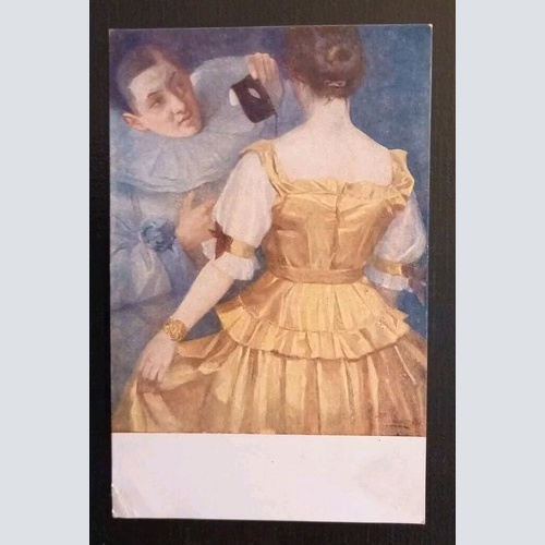 Künstlerkarte Demaskiert 600622A Gr