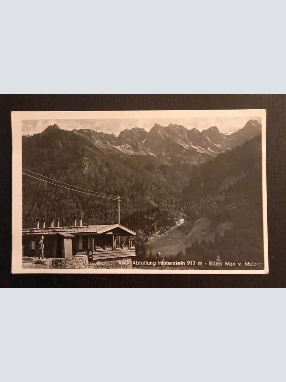 RAD Abteilung Hinterstein Allgäu 600618A Gr