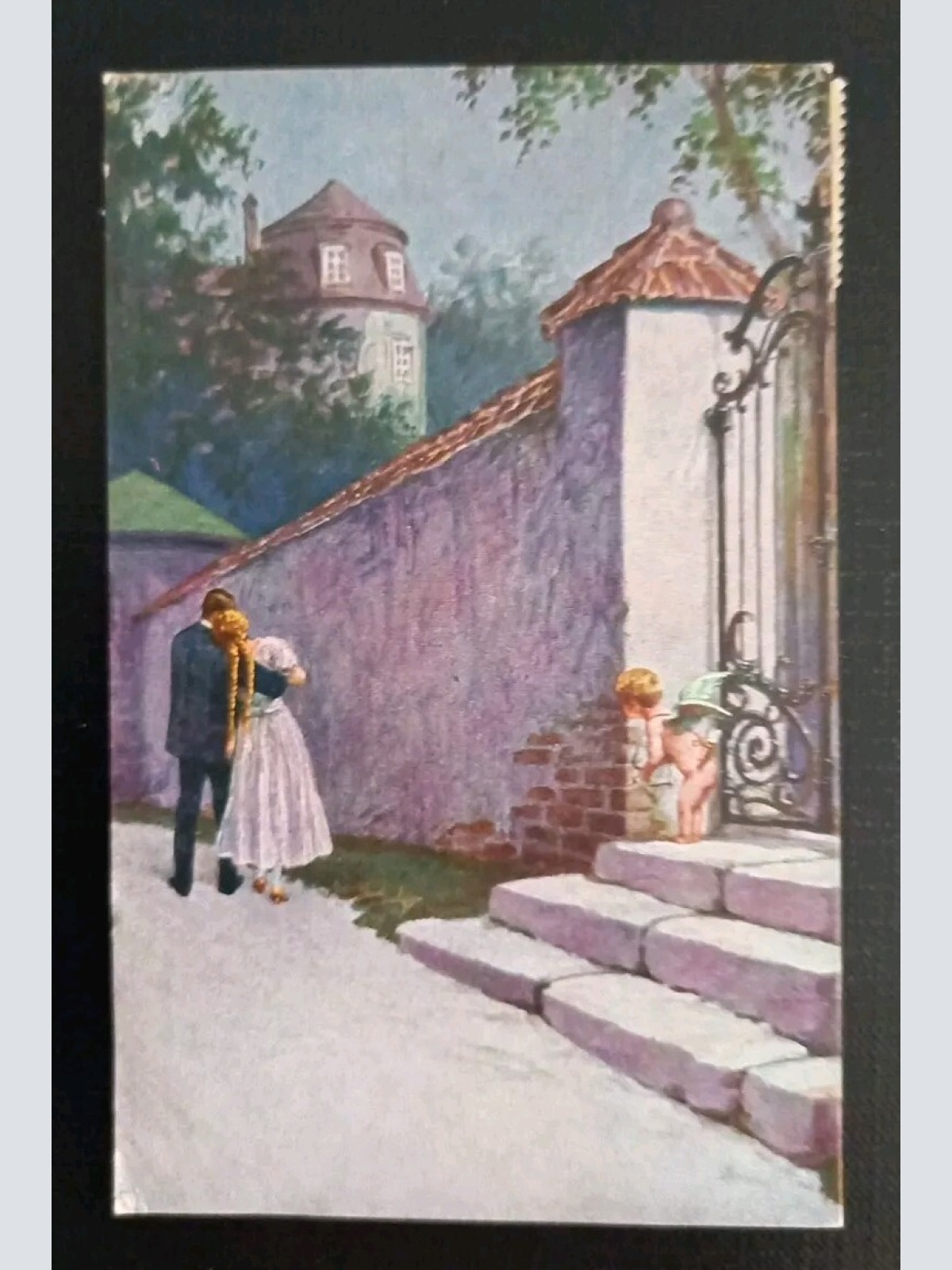 Künstlerkarte Berger Ins Herz Getroffen 600561A Gr