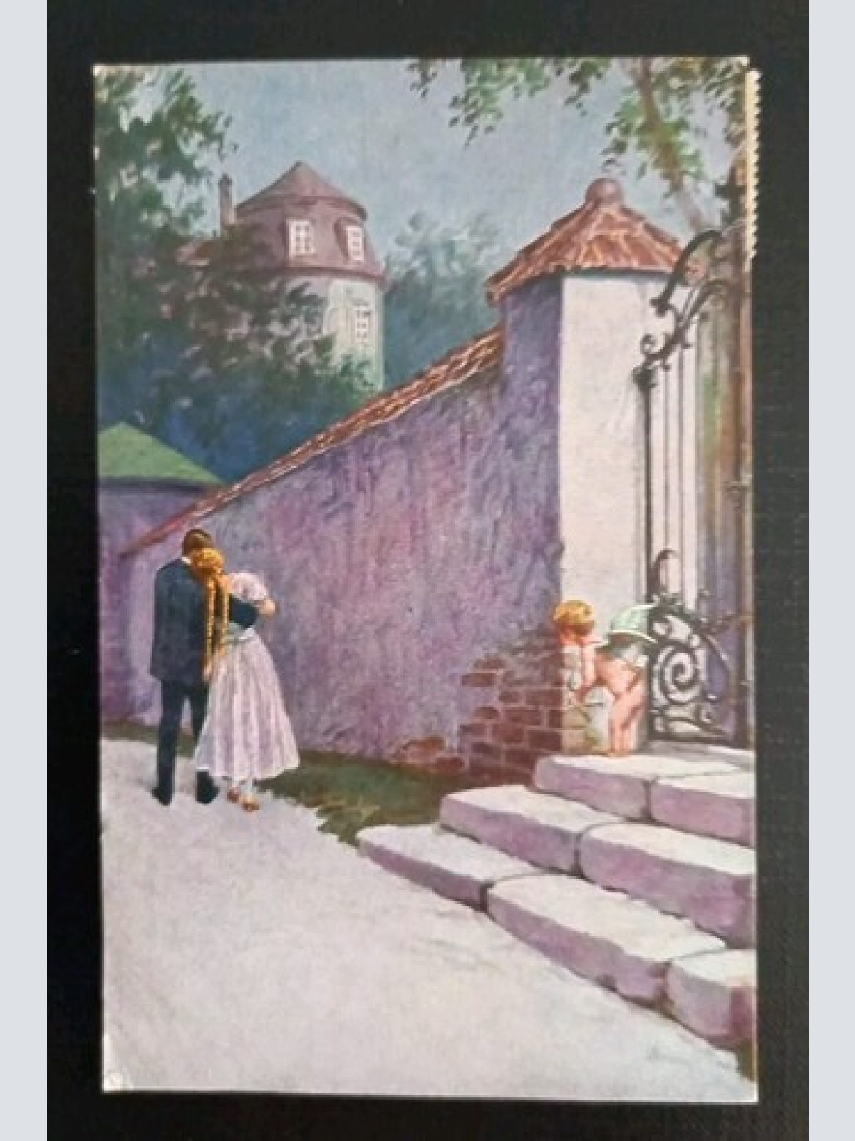 Künstlerkarte Berger Ins Herz Getroffen 600561A Gr