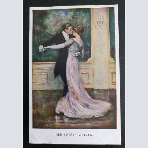 Künstlerkarte Der Letzte Walzer 600567A Gr