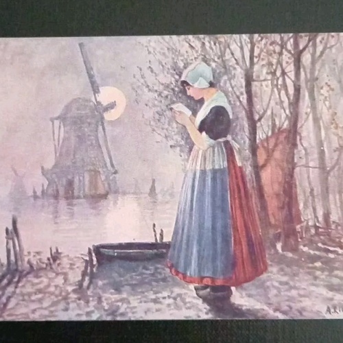 Künstlerkarte Ribano Liebesbrief 600591A Gr