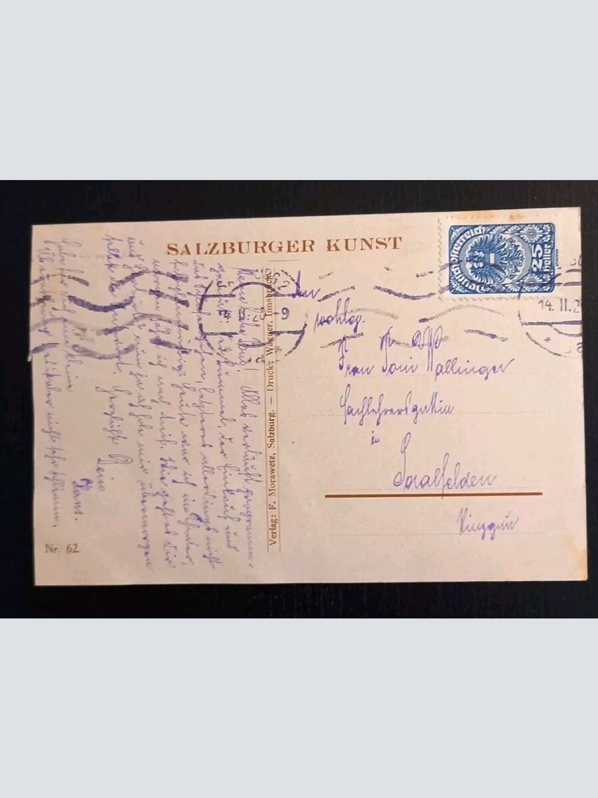 Künstlerkarte Hans Kaufmann Der Weg Des Glücks Nr.62  600637A Gr