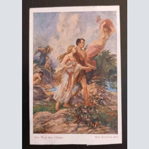 Künstlerkarte Hans Kaufmann Der Weg Des Glücks Nr.62  600637A Gr