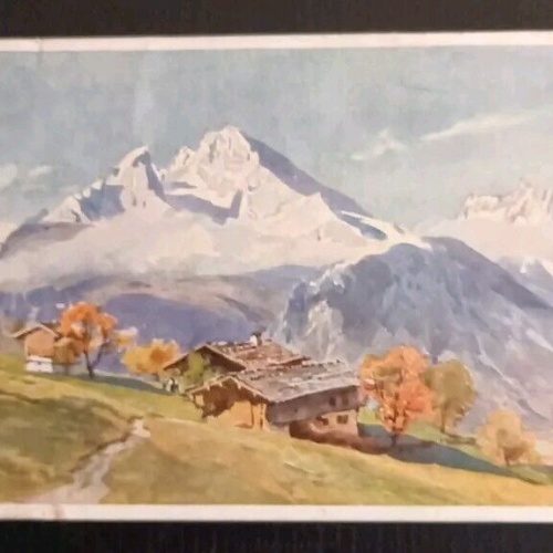 Künstlerkarte Watzmann Vom Vorderbrand 600639A Gr