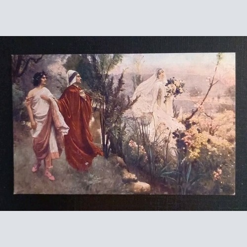 Künstlerkarte Dante Und Mathilda 600513A Gr