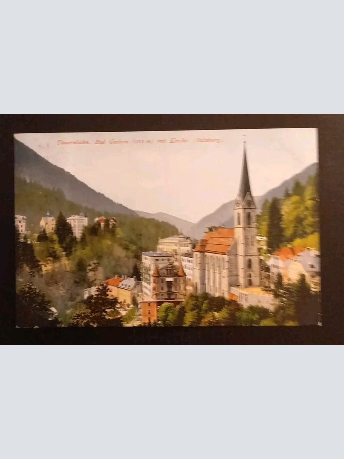 Künstlerkarte Tauernbahn Bad Gastein 600587A Gr