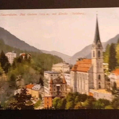 Künstlerkarte Tauernbahn Bad Gastein 600587A Gr