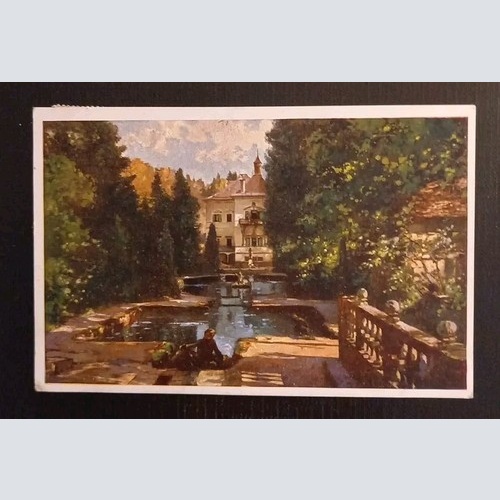 Künstlerkarte Salzburg Hellbrunn 600593A Gr