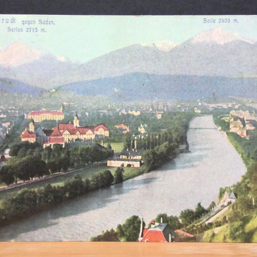 Innsbruch gegen Süden Serles Saile JW 650434 C