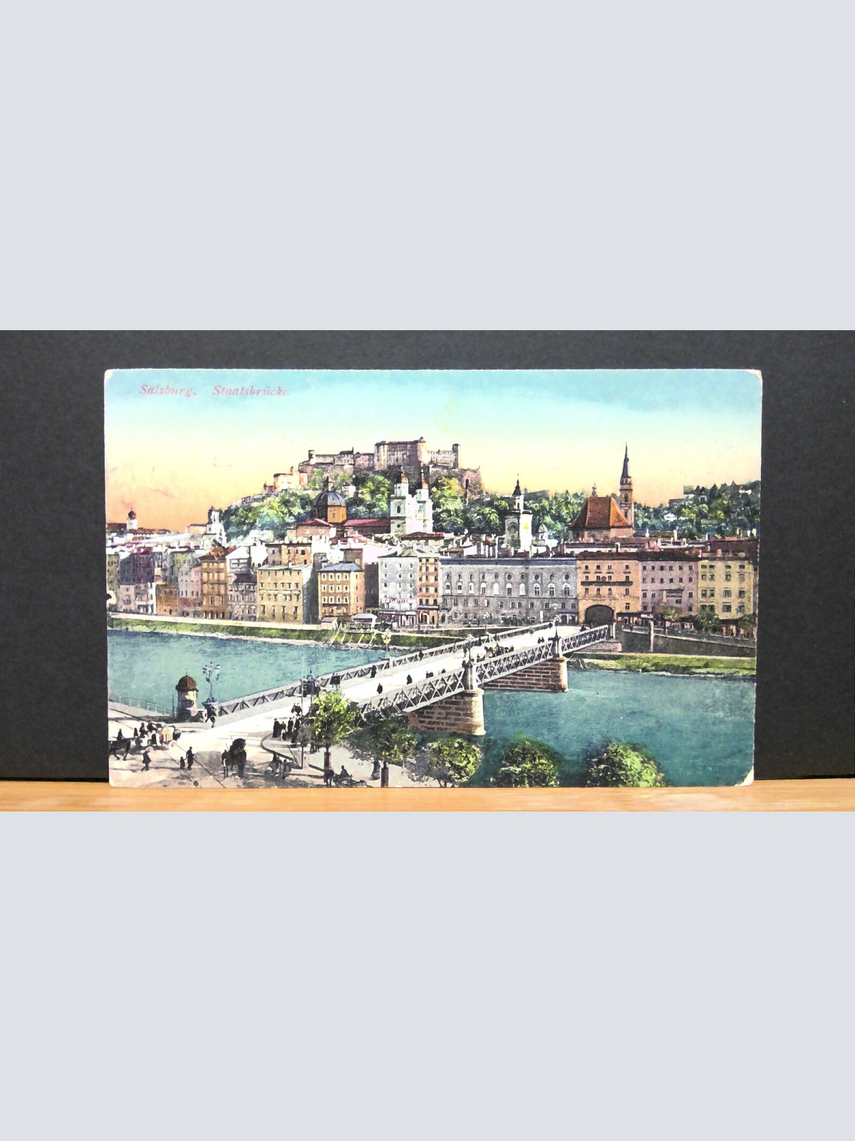 Salzburg Staatsbrücke Gemälde JW 650419 C